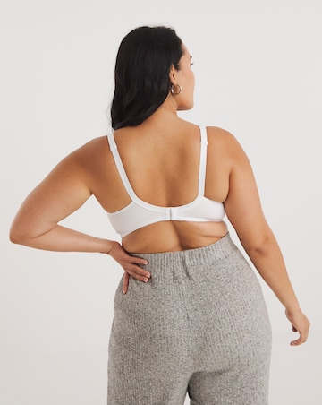 Pretty Secrets (2 Pack) Sally Minimiser Non Wired Bras (C-L) White/White