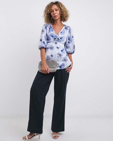 Joanna Hope Satin Print Blouse