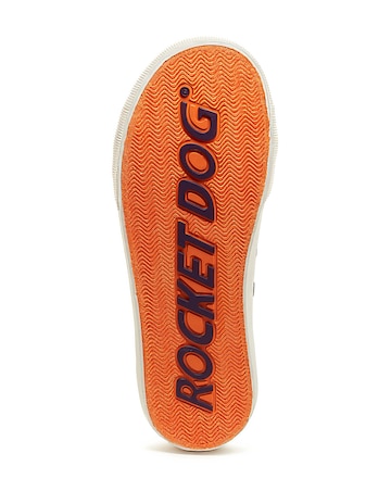 Rocket Dog White Jazzin Plus Lace Up Canvas Trainers -Standard Fit (D)