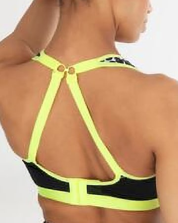 Pour Moi Energy Strive Sports Bra Leopard/Lime