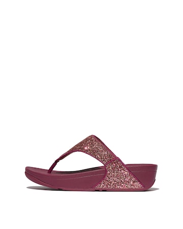 Fit Flop Lulu Glitter Toe-Post Sandals Standard Fit