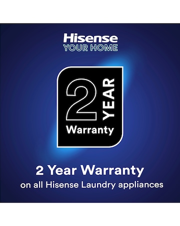 Hisense 5S Series WF5S1245BB 12kg Auto Dosing Washing Machine - Black