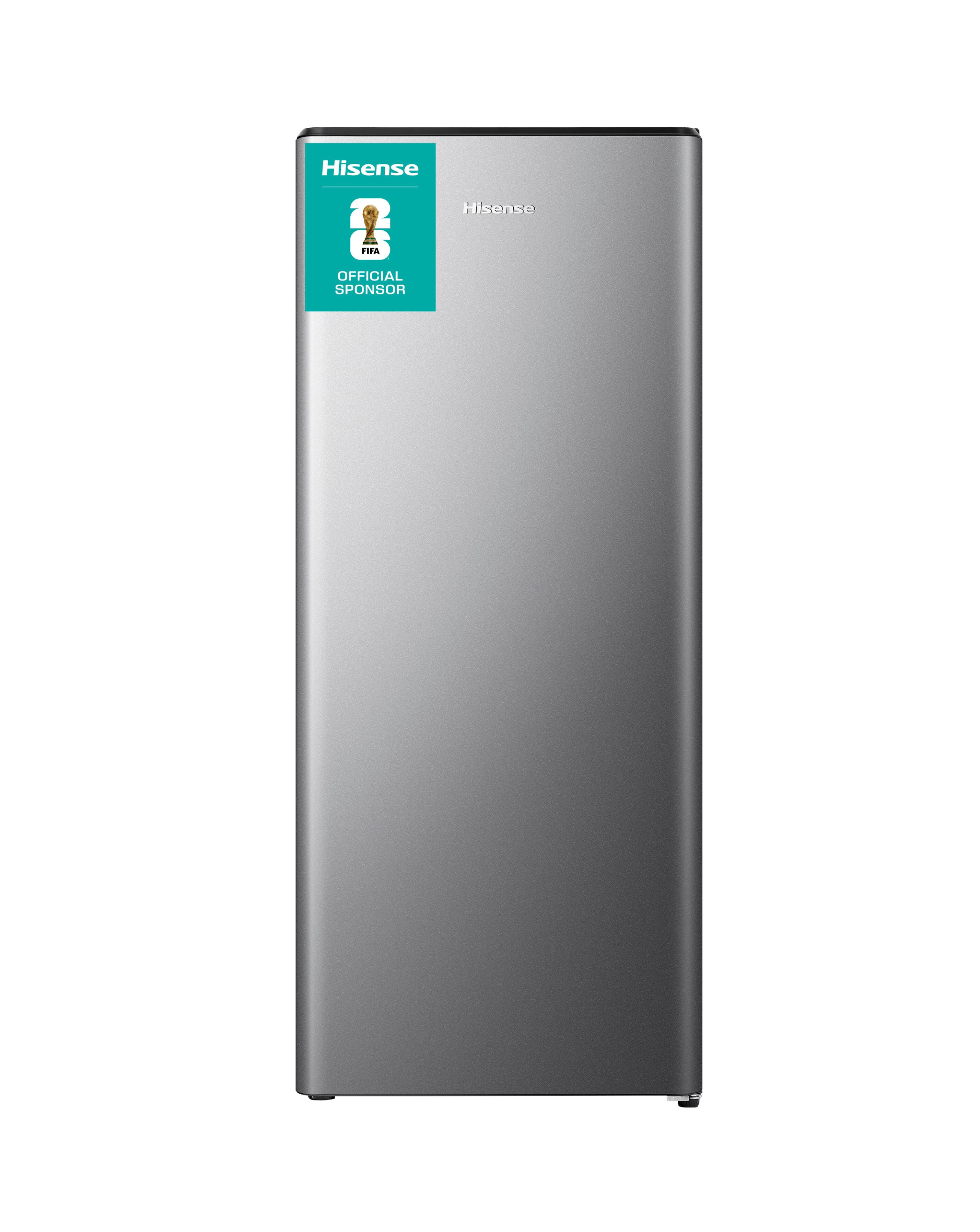 Hisense RR220D4BDE 52cm 1 Door Fridge with Ice box, Silver