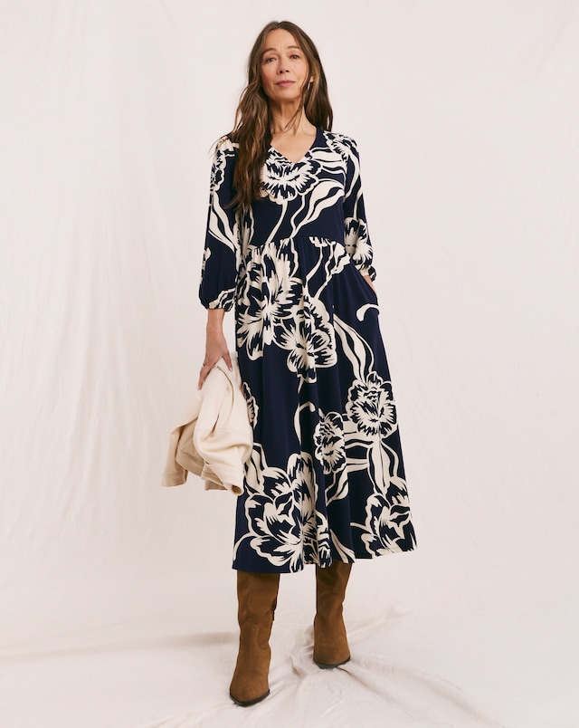 Julipa Printed Jersey Midi Dress