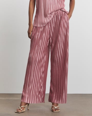 Joanna Hope Plisse Wide Leg Trousers