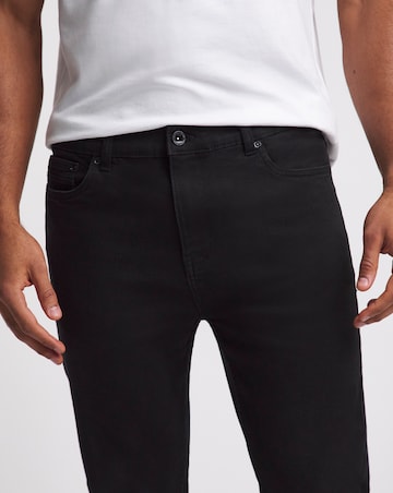 Black Skinny Fit Stretch Jeans