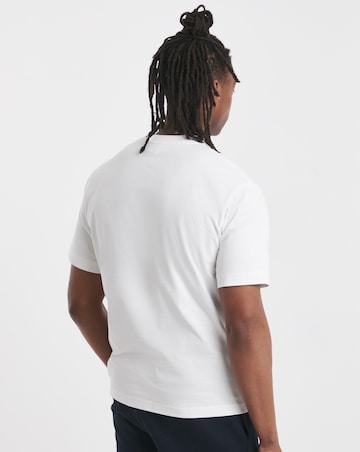 Lacoste Short Sleeve Tennis Graphic T-Shirt - White