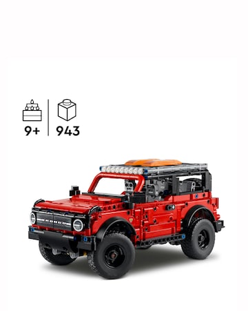 LEGO Technic Ford Bronco SUV Model Car Kit, STEM Building Set 42213