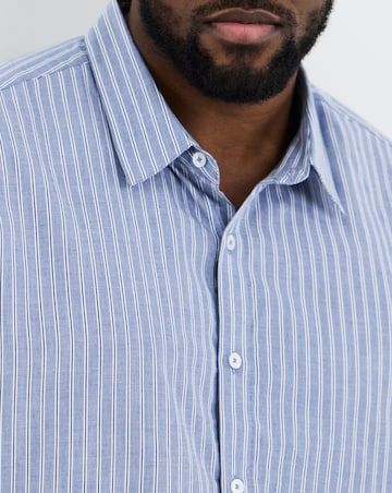 Long Sleeve Poplin Stripe Shirt Long