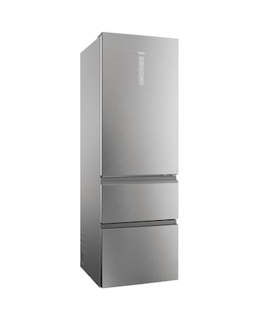 Haier HTW5618ENMG Combi Series 5 180cm Fridge Freezer - Inox
