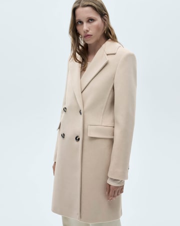 Mango Double Breasted Wool Coat
