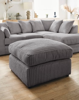 Ferguson Jumbo Cord Footstool