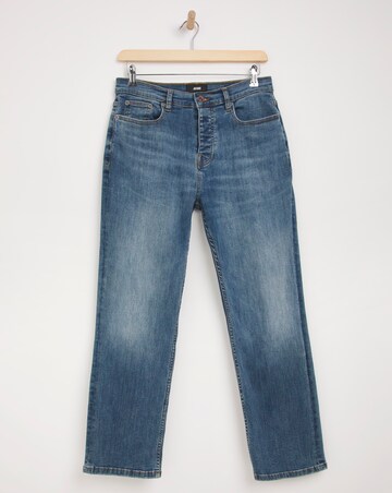 Premium Hemp Straight Fit Jean Mid Wash