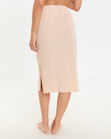 Pretty Secrets 2 Pack Half Slips Length 27in - Black/Almond