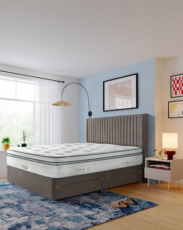 Silentnight 3000 Pocket Gel Box Top Divan Set with 4 Drawers