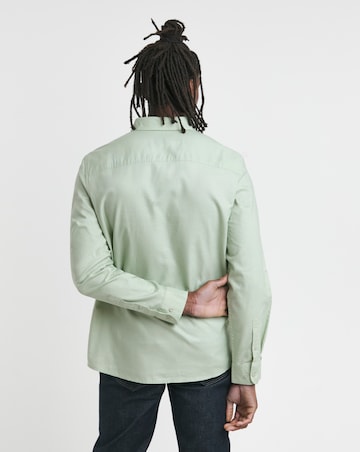 Long Sleeve Sage Oxford Shirt Regular