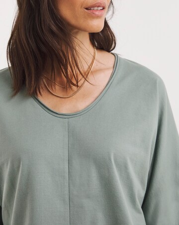 Green Relaxed Sweatshirt