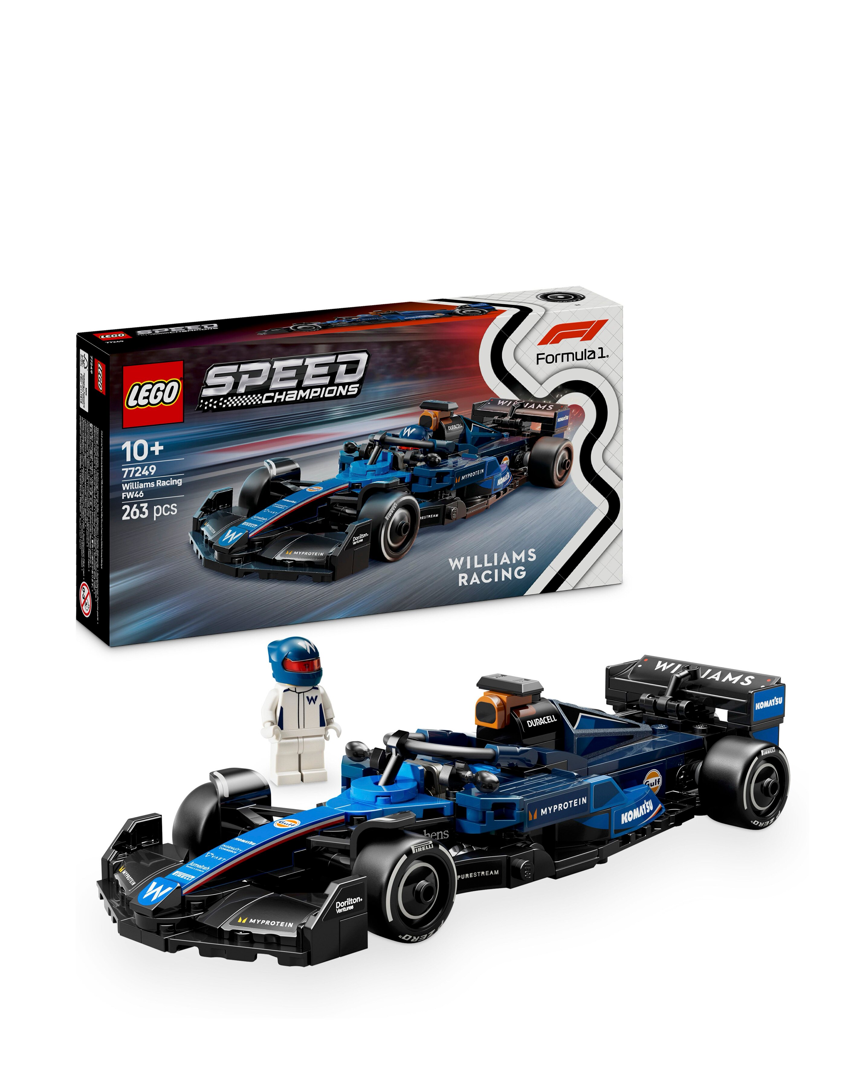 LEGO Speed Champions Williams Racing FW46 F1 Race Car 77249