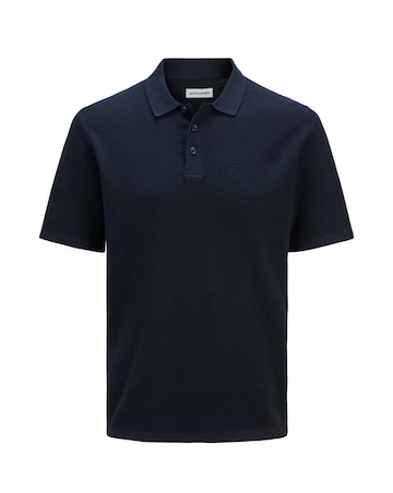 Jack & Jones George Knitted Polo - Navy