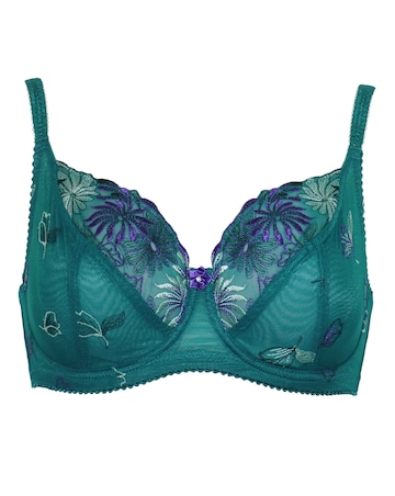 Pour Moi St Tropez Full Cup Wired Bra Forest/Teal