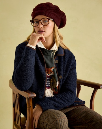 Joules Sadie Button up Borg Fleece Jacket