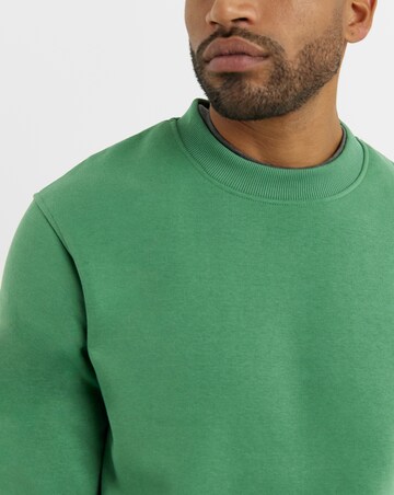Crew Neck Sweatshirt Long- Green