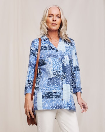 Julipa Longline Pure Cotton Jersey Shirt