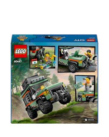 LEGO City Off-Road 4x4 Mountain Truck, Toy Vehicle Set 60447