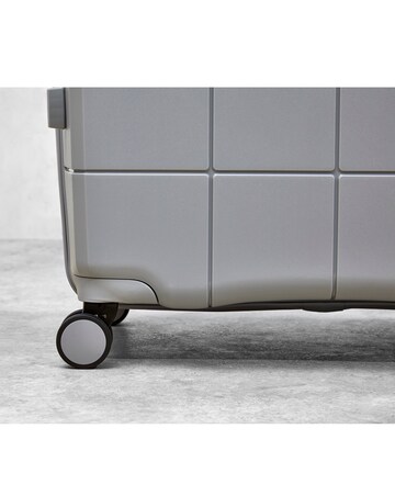 Rock Pixel Medium Suitcase - Grey