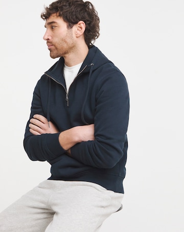 1/4 Zip Hoodie- Navy
