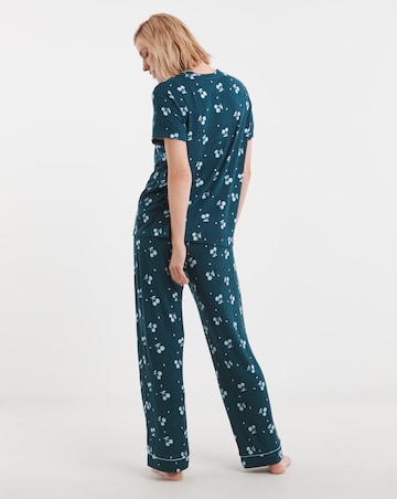 Pretty Secrets Supersoft Pyjama Set Cherry Print