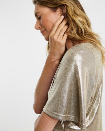 Foiled Angel Sleeve T-Shirt