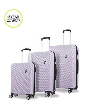 Rock Santiago 3pc Suitcase Set