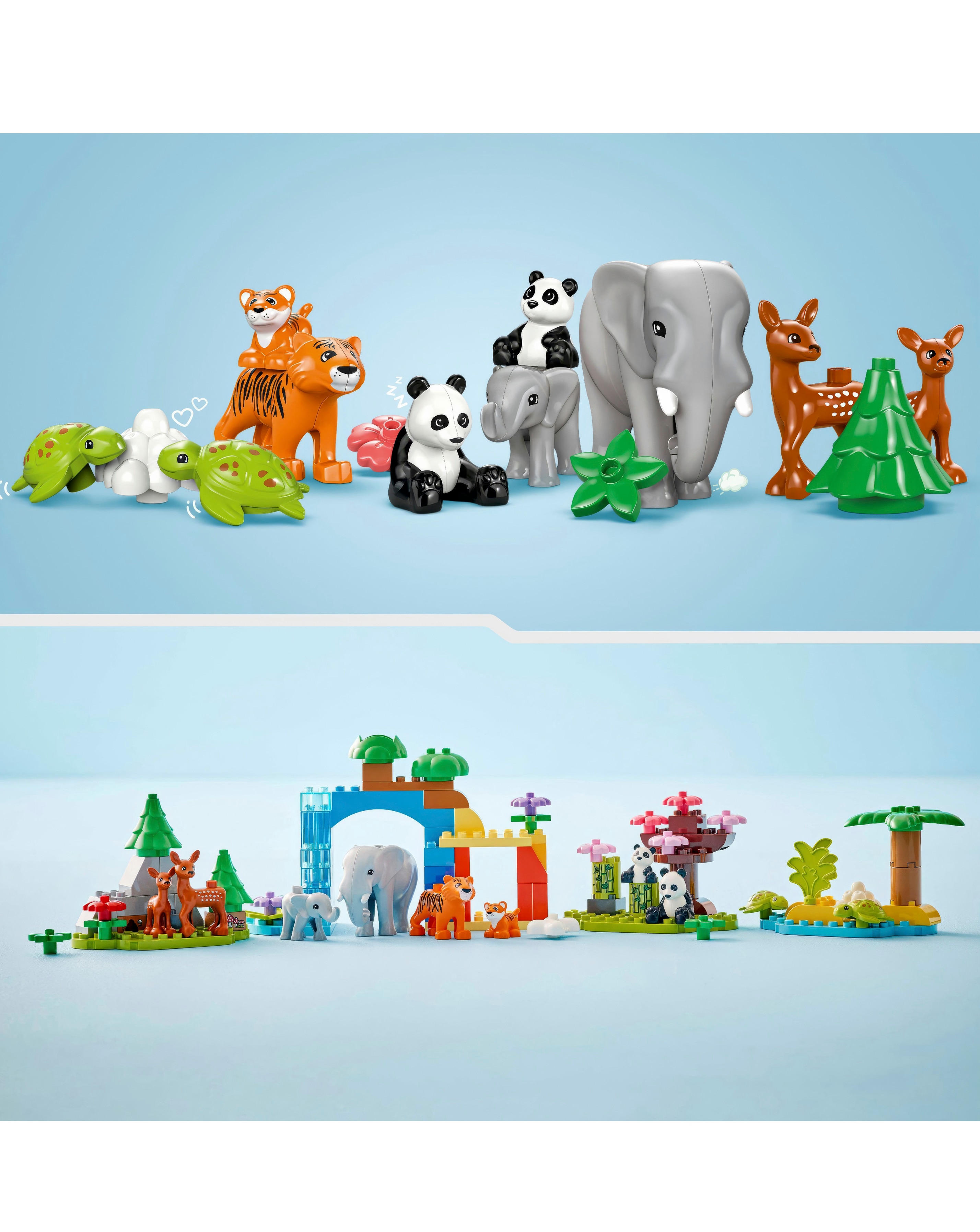 LEGO DUPLO 3in1 Wild Animal Families Learning Toy Set 10446 | JD