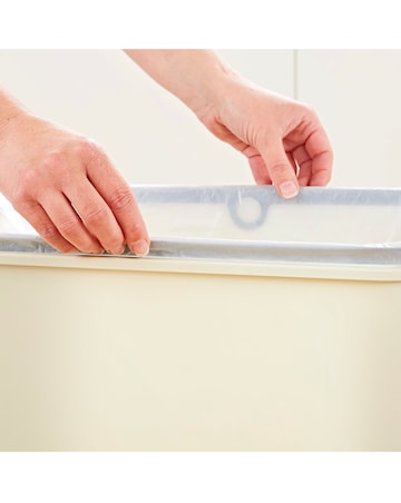 Tower 50L Rectangular Sensor Bin Cream