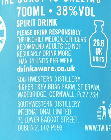 Twin Fin Spiced Golden Rum 70cl