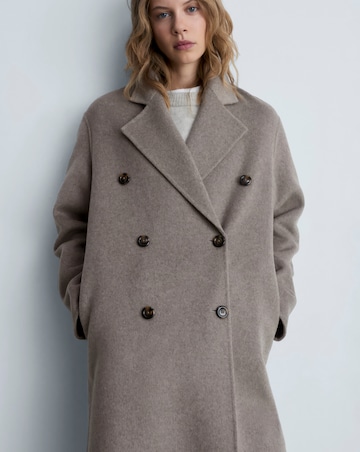 Mango Double Breasted Wool Coat