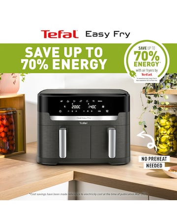 Tefal EY942HG0 Easy Fry XXL 11L Dual Basket Air Fryer