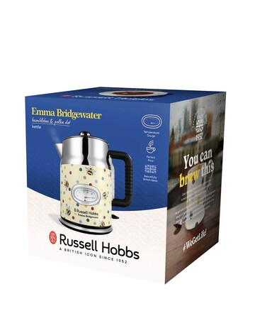 Emma Bridgewater 27240 Bumblebee and Polka Dot Stainless Steel Kettle