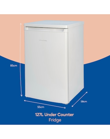 Russell Hobbs RH85UCLF552E1W 85cm Under Counter Fridge - White - E Rated