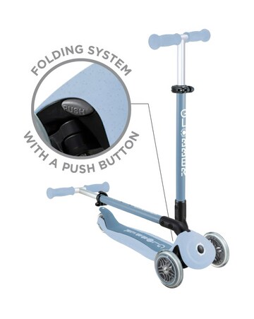 Globber Go Up Active Eco Ride On/Scooter - Blueberry