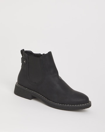 Cushion Walk Chelsea Boot Crepe Sole Wide E Fit