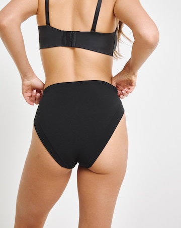 Pretty Secrets (3 Pack) Full Fit Modal Knickers Black/White/Almond