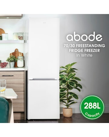 Abode A180FF541E1W 70/30 Fridge Freezer - White