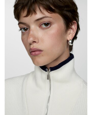 Mango Stripe Knit Vest