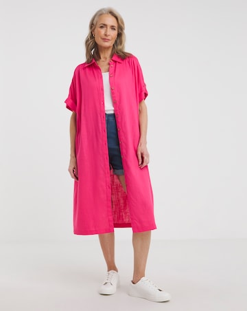 Julipa Short Linen Mix Shirt Dress
