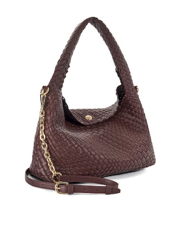 Dune Deliberate Woven Shoulder Bag