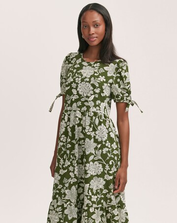 Finery London Tie Sleeve Dress