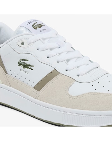 Lacoste T-Clip Set Trainers - White/Olive