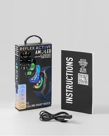 Reflex Active Series 29 AMOLED Calling Smart Watch - Blue